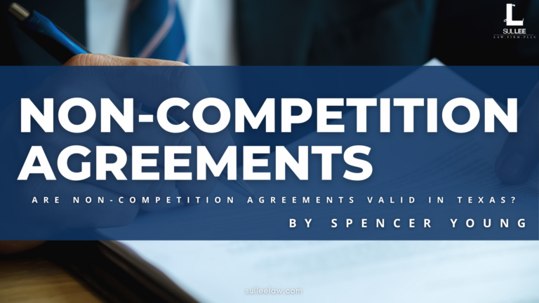 Non-Competition Agreements
