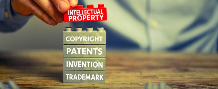 Copyright stacked with patents and invention