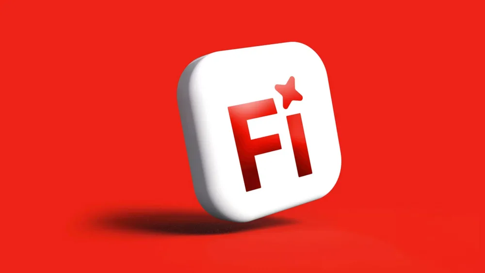 Adobe Firefly logo on a red background.