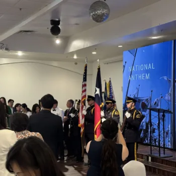 Sul Lee at KACCNT Police Department Appreciation & Scholarship Awards