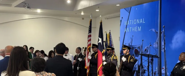 Sul Lee at KACCNT Police Department Appreciation & Scholarship Awards